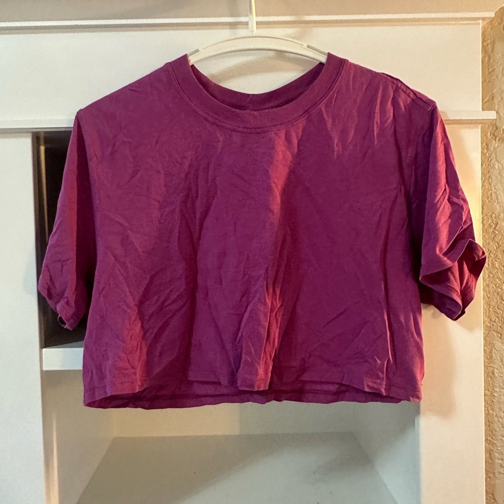 Women's Purple Crop Top